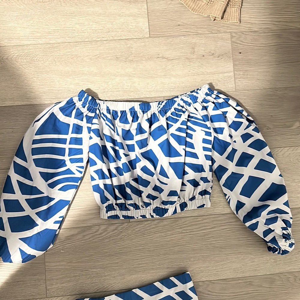 Maxi and top skirt set